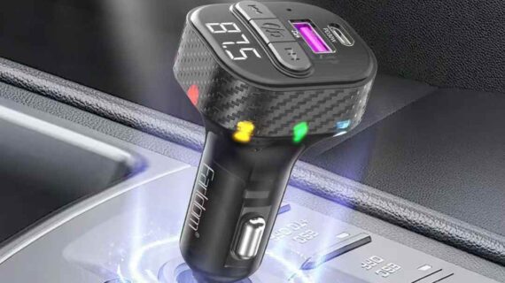 EarlDom ET-M107 Bluetooth Car FM Transmitter with USB Charger